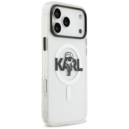 Karl Lagerfeld IML Karl Sketch Logo MagSafe - iPhone 17 Pro Max tok (átlátszó)