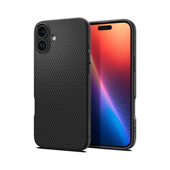 Spigen Liquid Air - Case for iPhone 16 (Matte Black)