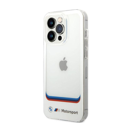 BMW Transparent Center - Coque pour iPhone 14 Pro Max (blanc)