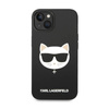 Karl Lagerfeld Choupette Head MagSafe Silicone - pouzdro pro iPhone 14 Plus (černé)