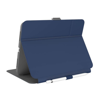 Speck Balance Folio - pouzdro pro iPad 11" (2025) / 10,9" (2022) s povrchovou úpravou MICROBAN, magnetem a stojánkem (Arcadia Navy/Moody Grey)
