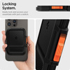 Spigen Lock Fit MagSafe - mágneses pénztárca (fekete)