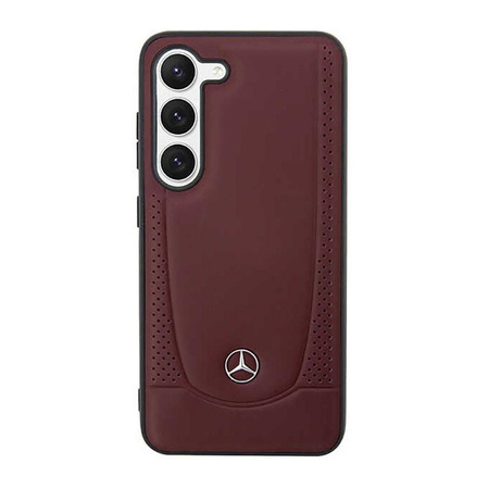 Mercedes Leather Urban Line - Case for Samsung Galaxy S23 (Red)