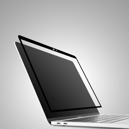 Moshi iVisor AG - Matná ochranná fólie displeje pro MacBook Pro 13" (2020/2019/2018/2017/2016) / MacBook Air 13" Retina (černá/čirá/matná)
