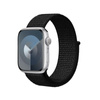 Crong Nylon Reflex - Sportszíj Apple Watch 38/40/41/42 mm-hez (Fekete)