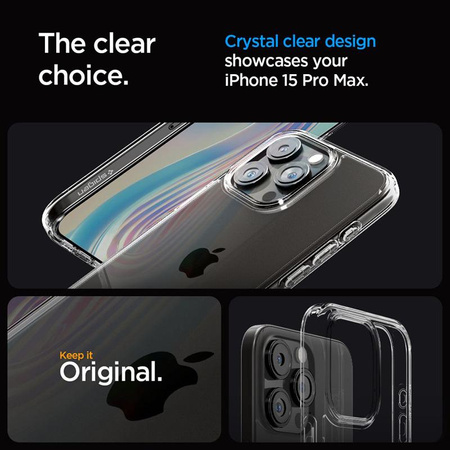 Spigen Ultra Hybrid - pouzdro pro iPhone 15 Pro Max (průhledné)