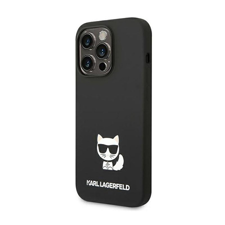 Karl Lagerfeld Choupette Body - Hülle für iPhone 14 Pro Max (Schwarz)
