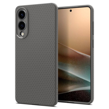 Spigen Liquid Air - Etui pour Samsung Galaxy S25 Edge (Gris Marbre)