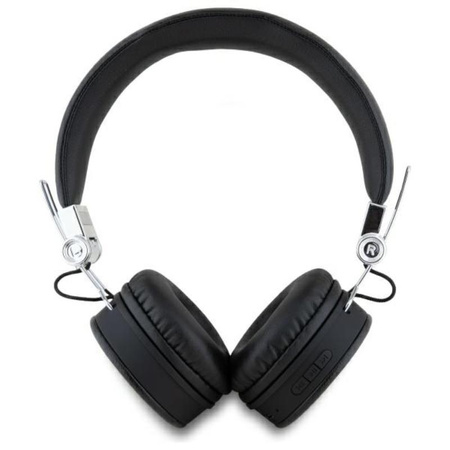 Guess Grained Classic Round Shape - Bluetooth ENC kabellose In-Ear-Kopfhörer (schwarz)
