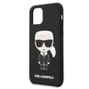 Karl Lagerfeld Fullbody Silicone Iconic - iPhone 11 Pro Case (Black)