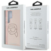 Karl Lagerfeld Rhinestones Karl Head Logo - Samsung Galaxy S25 Ultra Case (pink)