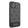 Collection 4G Bottom Stripe de Guess - Coque pour iPhone 11 Pro Max (gris)