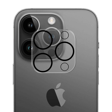 3mk Lens Pro Full Cover - Kameraobjektivglas für iPhone 15 Pro / 15 Pro Max