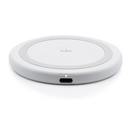 PURO Wireless Charging Station QI - Kabelloses induktives Qi-Ladegerät (weiß)