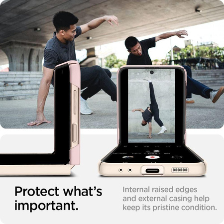 Spigen Airskin - Tasche für Samsung Galaxy Z Flip 4 (rosa)