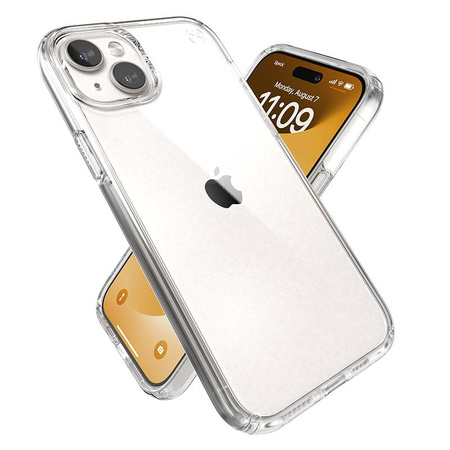 Speck Presidio Perfect-Clear - iPhone 15 Plus / iPhone 14 Plus Case (Clear)