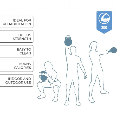 Umbro - Kompozitní kettlebell 2 kg