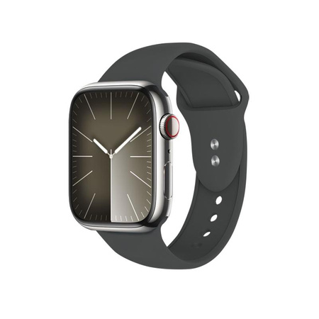 Crong Liquid - řemínek pro Apple Watch 44/45/46/49 mm (grafit)