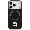 ETUI DO IPHONE 17 PRO do MAGSAFE KARL LAGERFELD ORYGINALNE CZARNE SKÓRZANE
