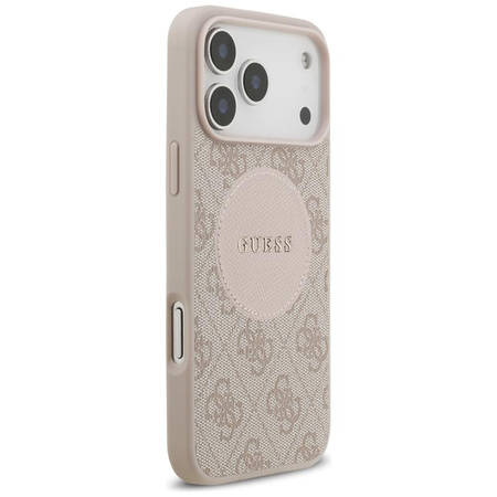 Guess 4G Circle Classic Logo MagSafe - Case iPhone 17 Pro Max (pink)
