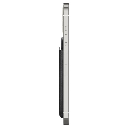 PORTFEL SPIGEN MAGSAFE NA KARTY, DO IPHONE, Dokumenty, Magnetyczny, Czarny