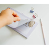 Pusheen - Notepad with fridge magnet + pencil from the Moments collection