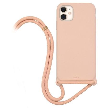 PURO ICON Cross Body - iPhone 11 Case (Sand Pink)