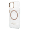 Guess Metal Outline MagSafe - Case for iPhone 13 (Clear)
