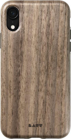 Laut PINNACLE - Coque en bois véritable pour iPhone XR (Noyer)