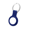 PURO ICON Case - Silikon-Schlüsselanhänger für Apple AirTag (navy blue)