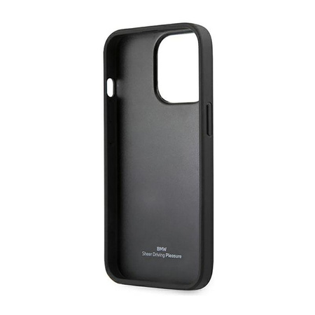 BMW Leather Hot Stamp - iPhone 14 Pro Case (Black)