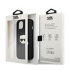 Karl Lagerfeld PU Leather Karl's Head Metal - Etui iPhone 13 (czarny)