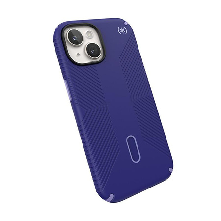 Speck Presidio2 Grip ClickLock & MagSafe - tok iPhone 15 / iPhone 14 / iPhone 13 (Future Blue/Purple Ink)