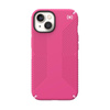 Speck Presidio2 Grip - Rutschfestes Gehäuse für iPhone 14 / iPhone 13 (Digitalpink / Blossompink / Weiß)
