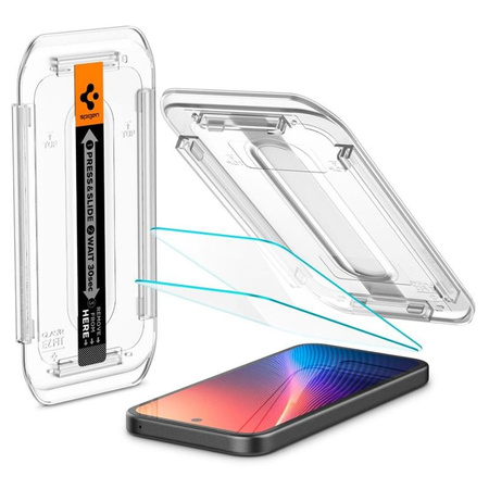 Spigen üveg.TR EZ FIT 2-Pack - Edzett üveg a Google Pixel 9a készülékhez (2 db)