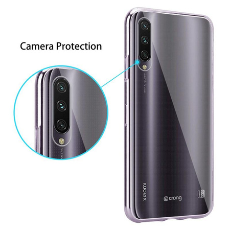 Crong Crystal Slim Cover - Xiaomi Mi A3 Case (Transparent)