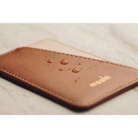 Moshi Slim Wallet - Magnetic Wallet (SnapTo™ System) (Caramel Brown)