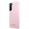 Guess Szilikon Script Metal Logo - Samsung Galaxy S22 tok (levendula)