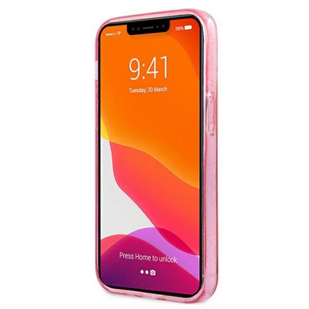 Karl Lagerfeld Karl’s Head Glitter - Case for iPhone 13 Mini (Pink)