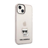 Karl Lagerfeld Choupette Body - pouzdro pro iPhone 14 Plus (růžové)