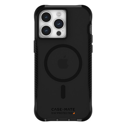 Case-Mate Tough Grip Plus D3O MagSafe - Etui iPhone 15 Pro Max (Smoke/Black) 