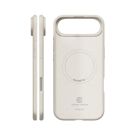 Crong Color Cover Magnetic - MagSafe iPhone Air Case (Stone Beige)