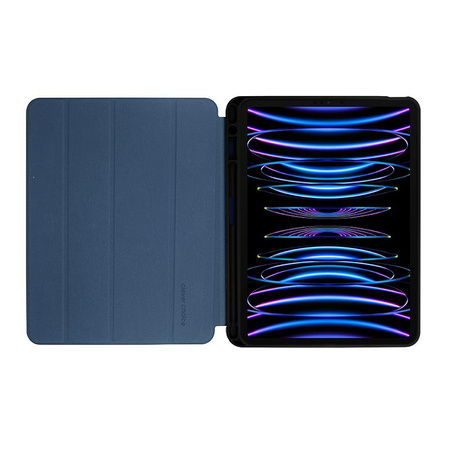 Crong FlexFolio – iPad Air 11” M3 (2025) / iPad Air 11” M2 (2024) / iPad Air 10.9” (5th-4th gen.) / iPad Pro 11" (2022-2021) Case with Apple Pencil (Blue)
