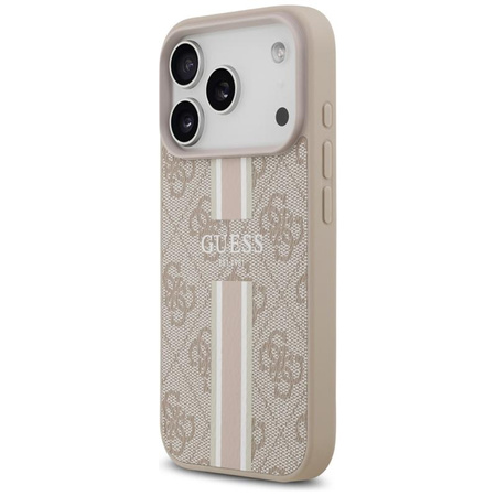 Guess 4G Printed Stripes MagSafe - Case iPhone 17 Pro (pink)