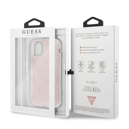 Guess 4G Glitter - iPhone 11 Pro Max Tasche (Rosa)