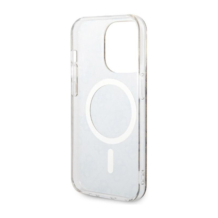 Guess 4G MagSafe - pouzdro pro iPhone 14 Pro (hnědé)