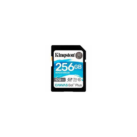Kingston Canvas Go Plus SDXC - Paměťová karta 256 GB Class 10 UHS-I U3 90/170 MB/s