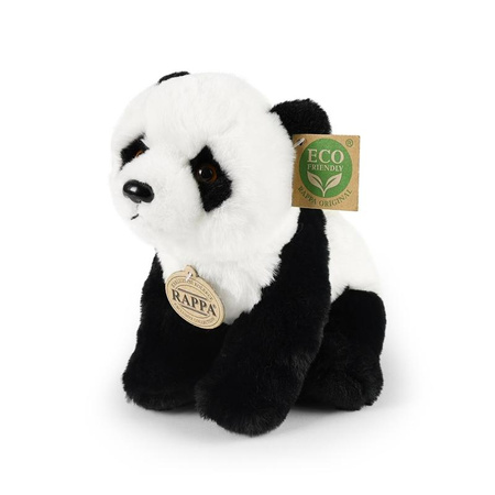 Rappa - Plush Realistic Sitting Panda 23 cm Eco-Friendly Soft Collection