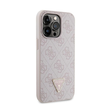 Guess Crossbody 4G Metal Logo - Etui iPhone 13 Pro (różowy)
