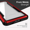 X-Doria Raptic Shield - Samsung Galaxy S21 Aluminiumgehäuse (antimikrobieller Schutz) (Rot)